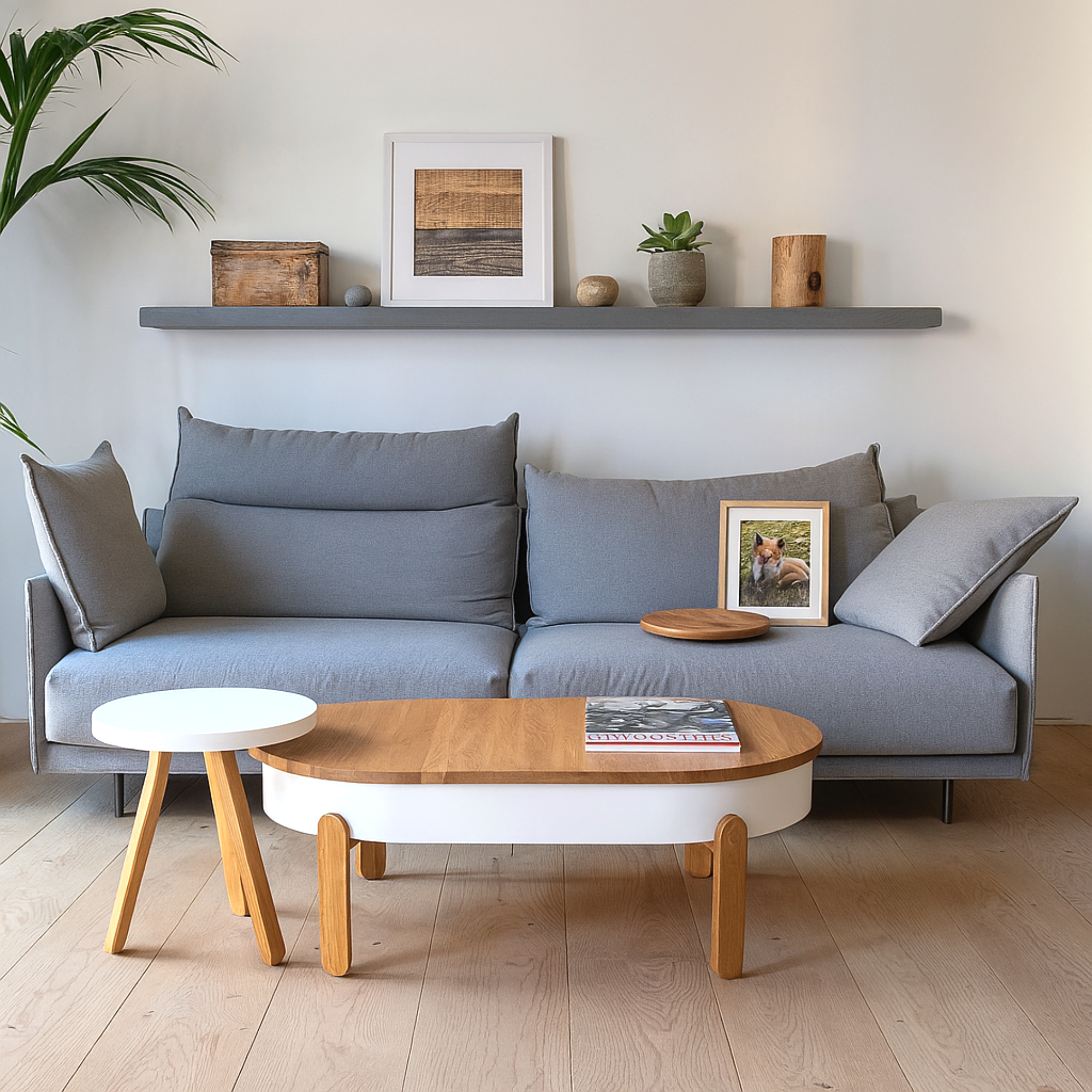 Floating Modern Shelf - 3" Thick