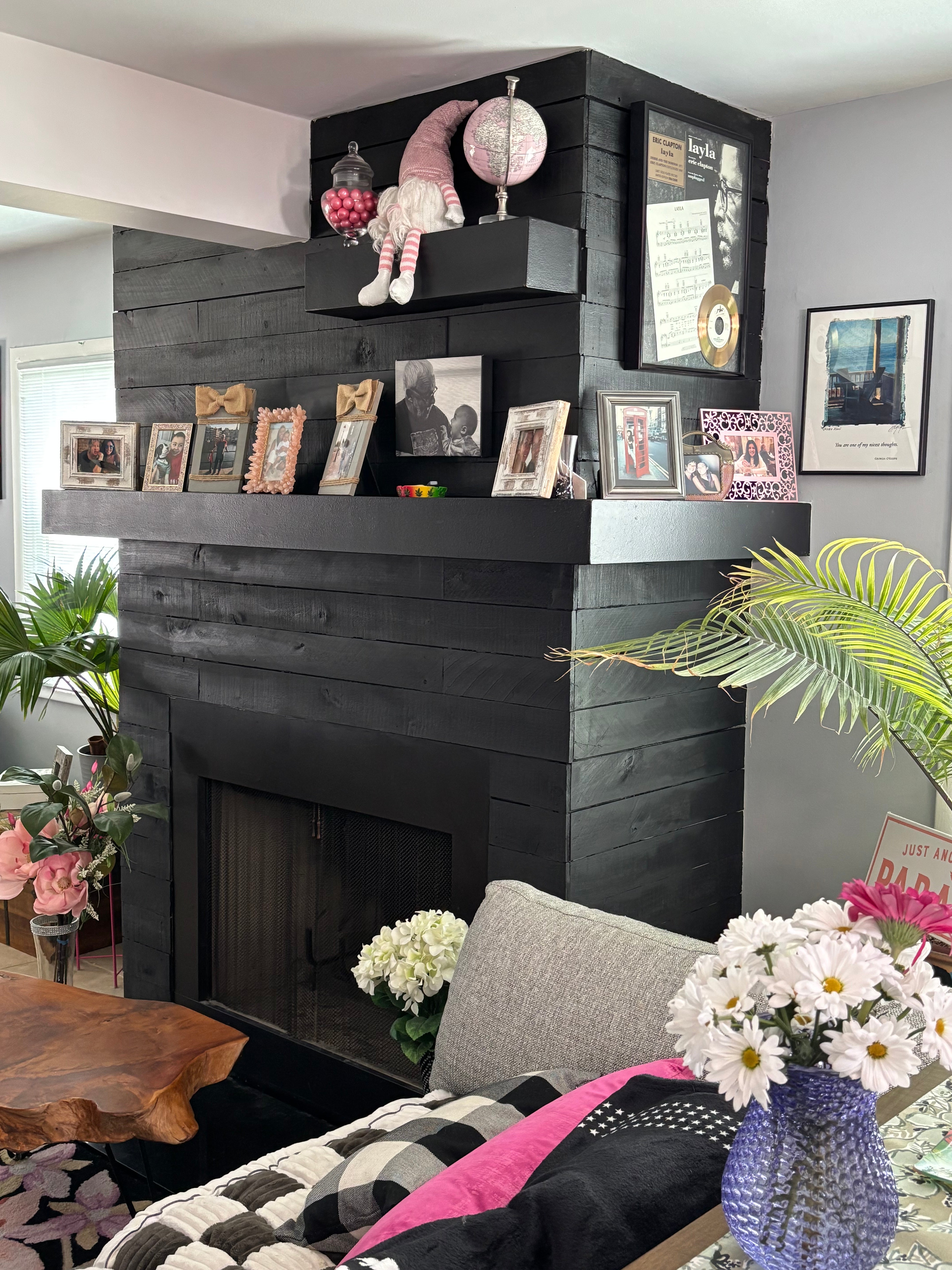 Custom Rustic Mantel Covers for Clark