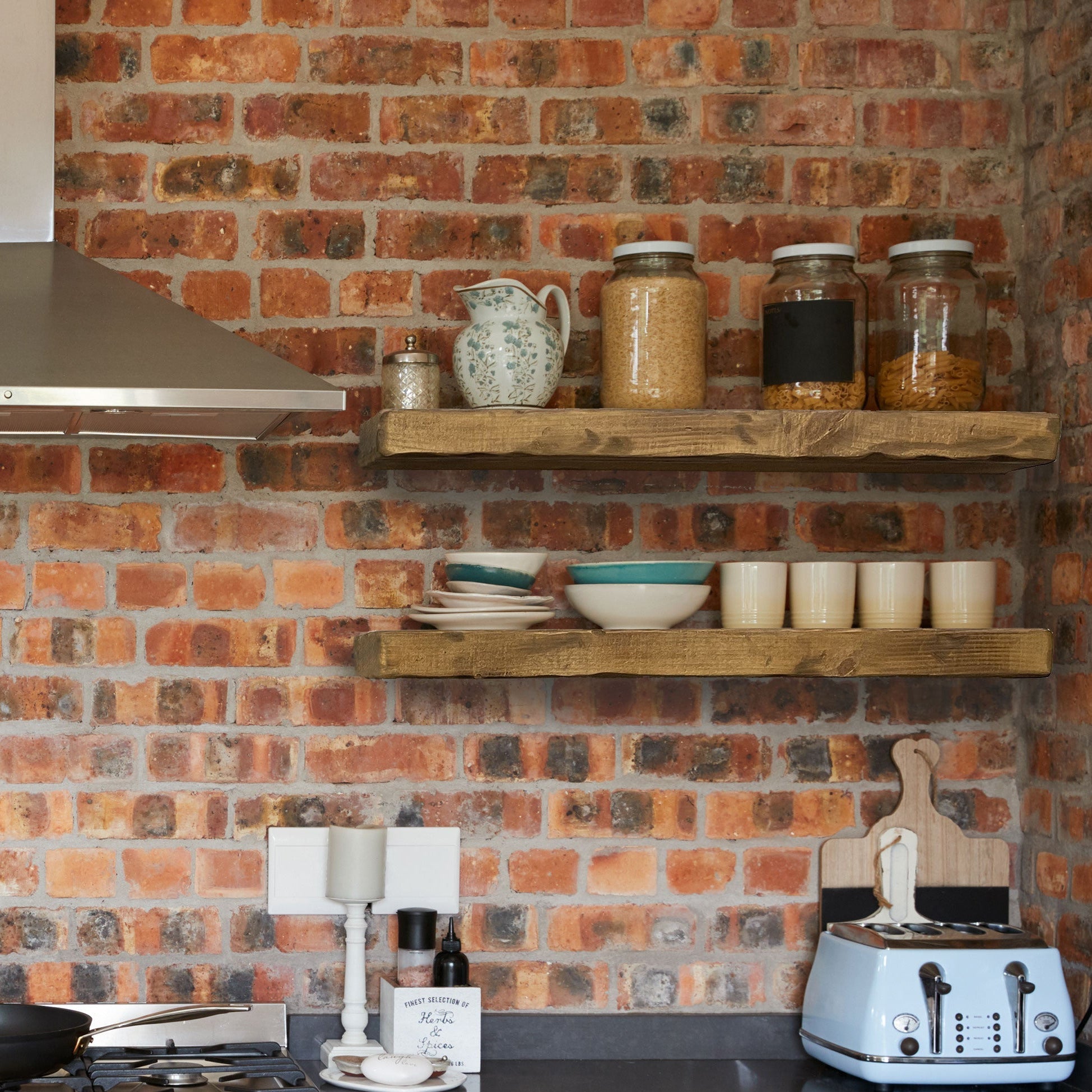 Floating Rustic Shelf - 1.5" Thick