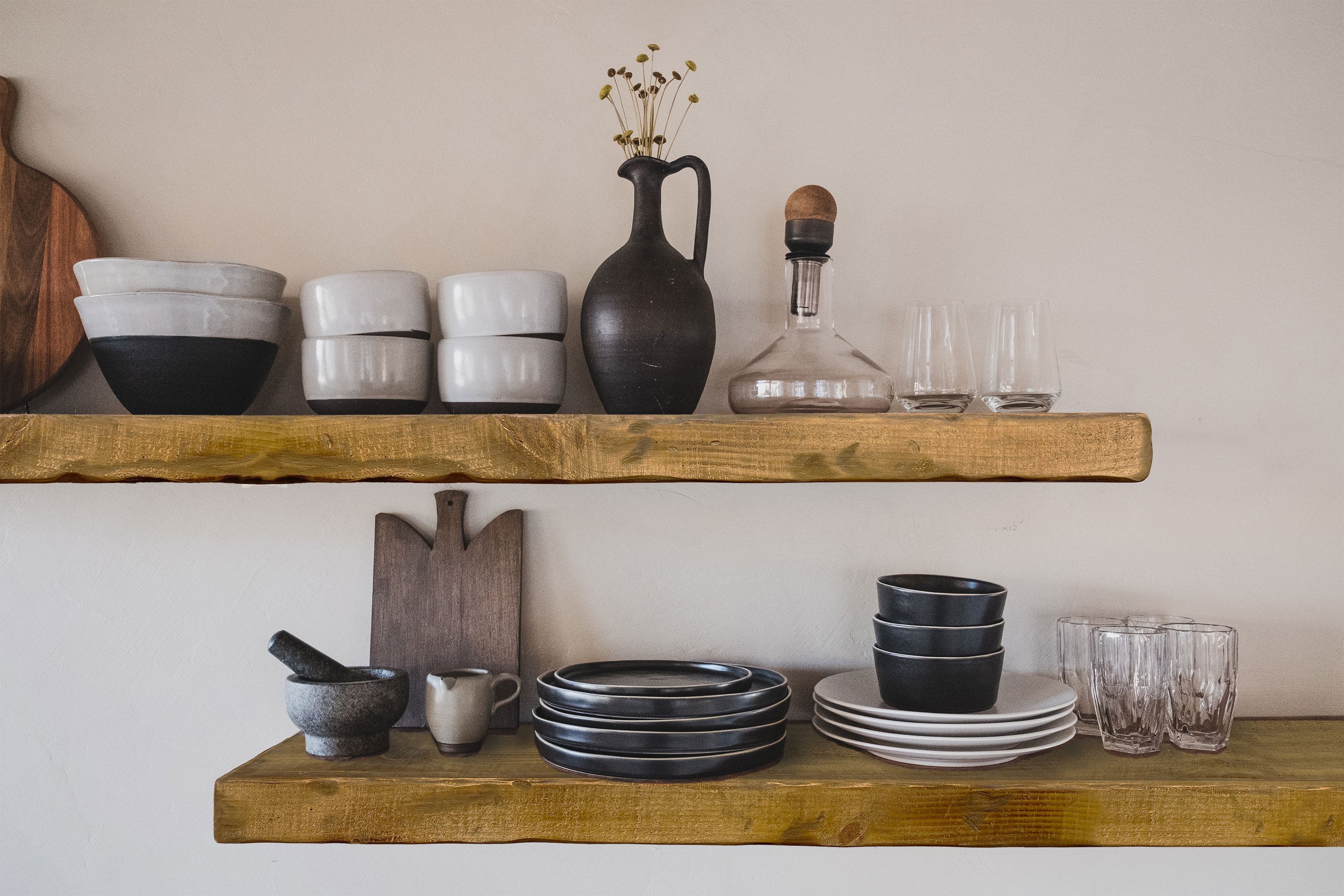 Floating Rustic Shelf - 1.5" Thick