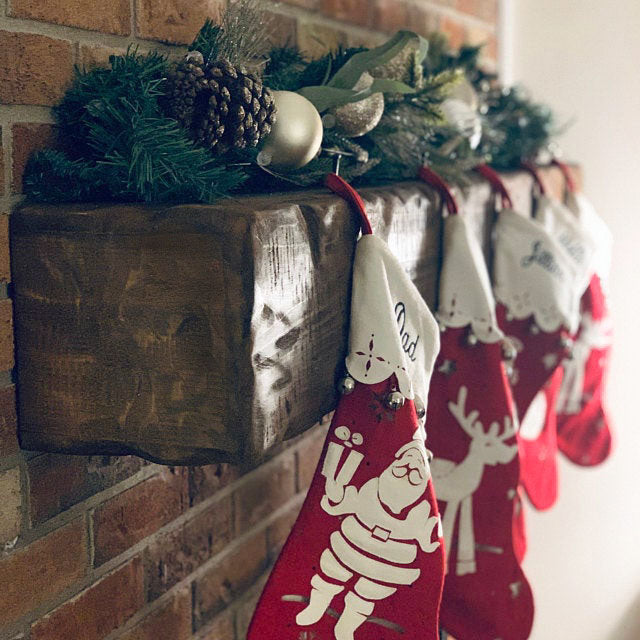 Mantel Add On - Removable Stocking & Accessory Hangers