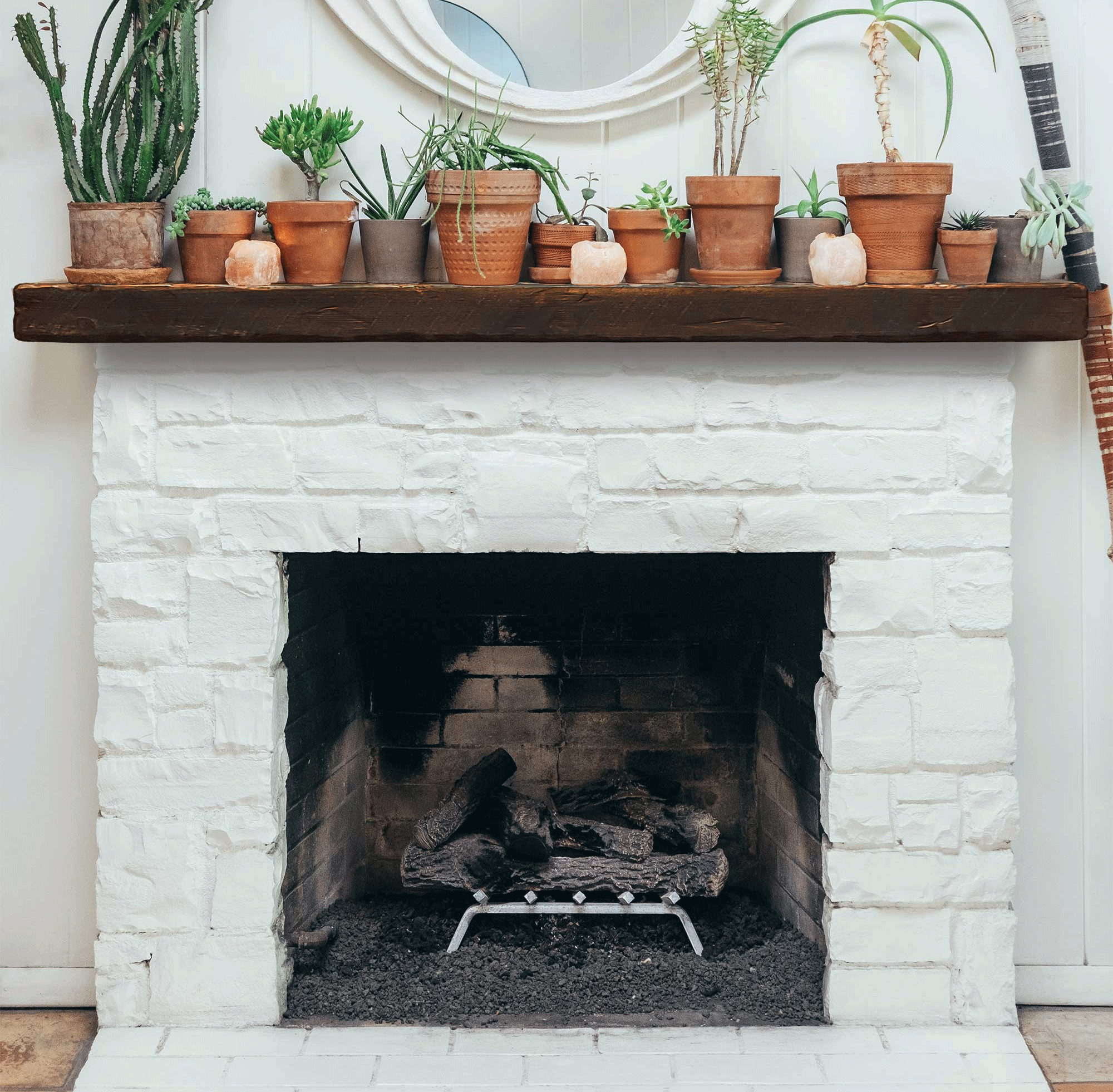 Floating Rustic Shelf - 3" Thick