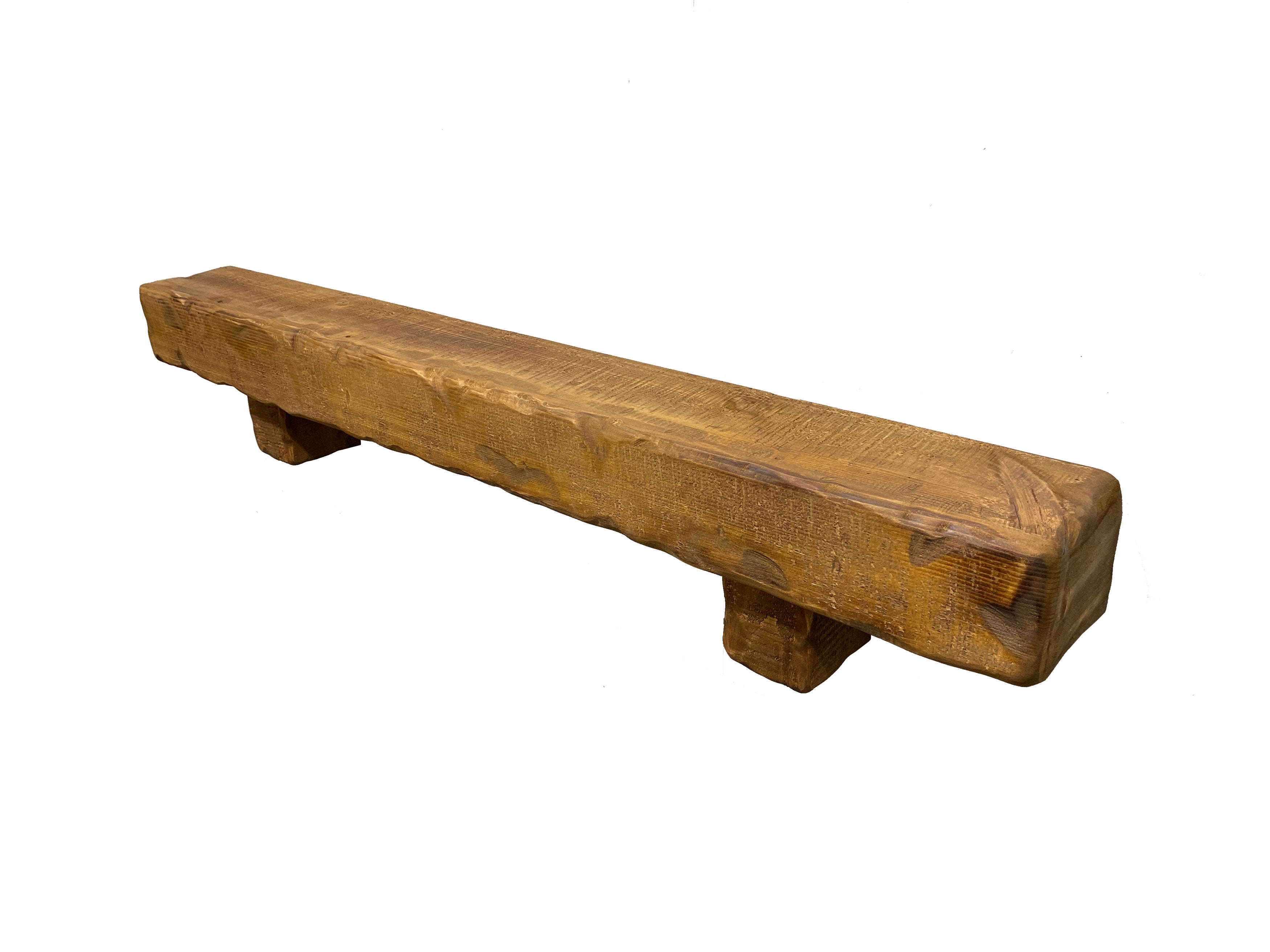 Rustic Mantel with Corbels