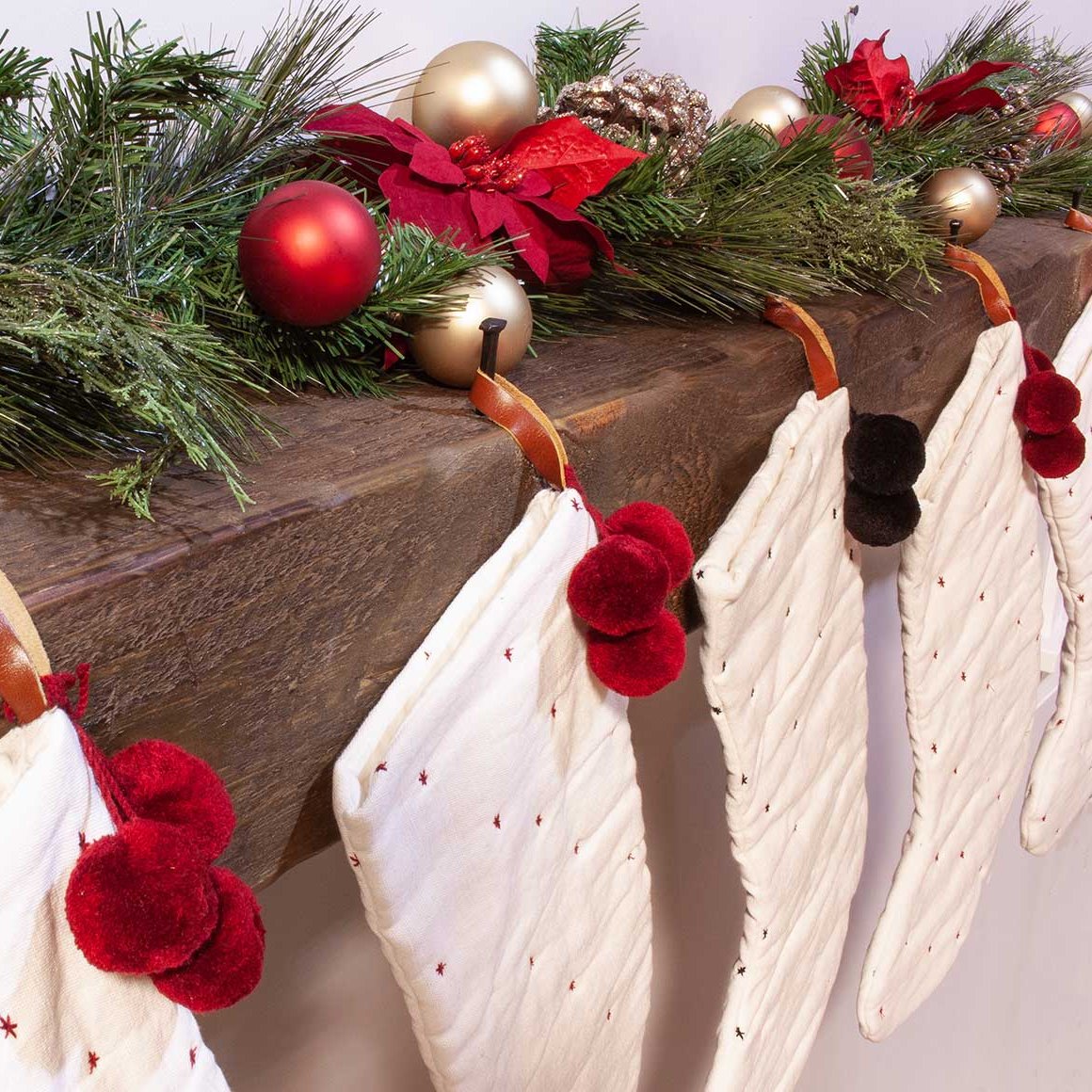 Mantel Add On - Removable Stocking & Accessory Hangers