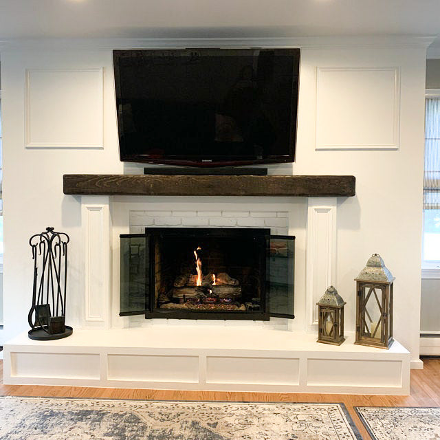 Elevate Your Living Room Décor Around your Fireplace Mantel Shelf