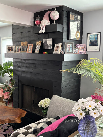 Custom Rustic Mantel Covers for Clark