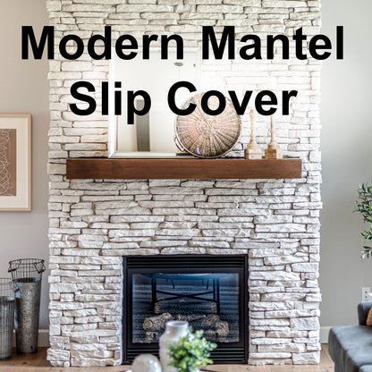 Modern Mantel Slip Cover