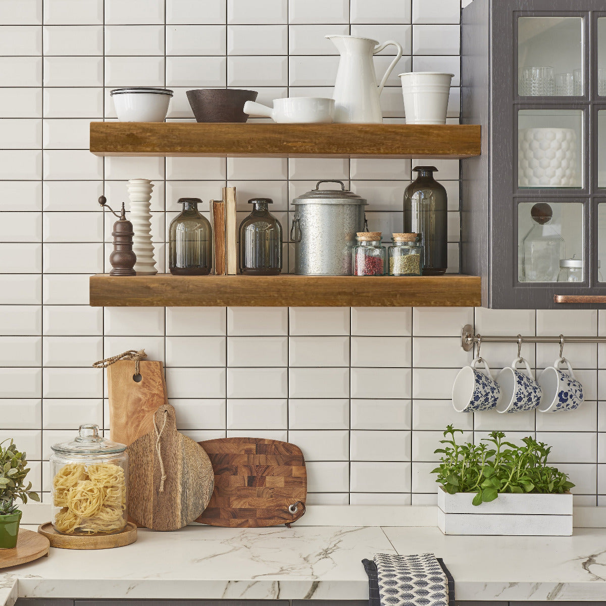 Floating Modern Shelf - 3" Thick