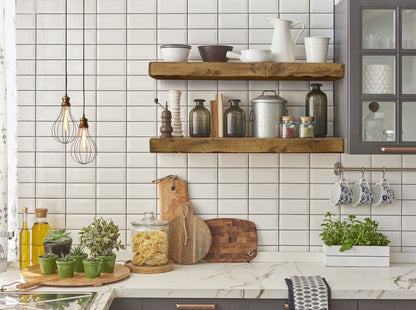 Floating Rustic Shelf - 1.5" Thick
