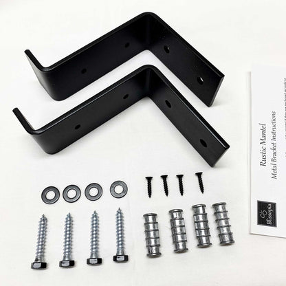 Mantel and Shelf J-Bracket Kit